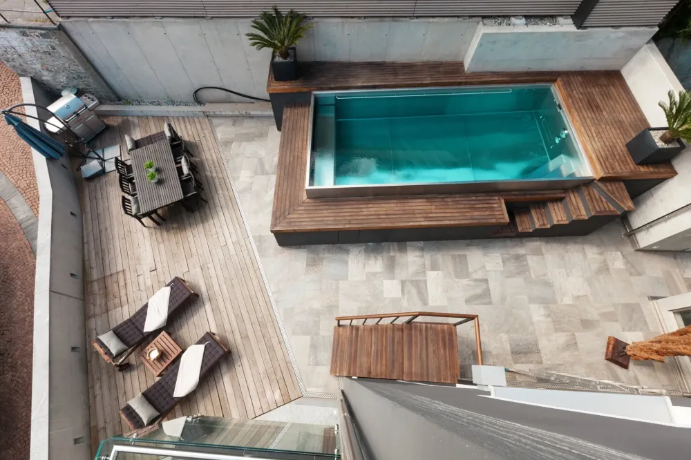 création terrasse et piscine