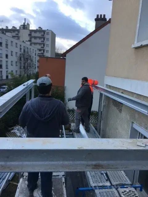 travaux d'extension